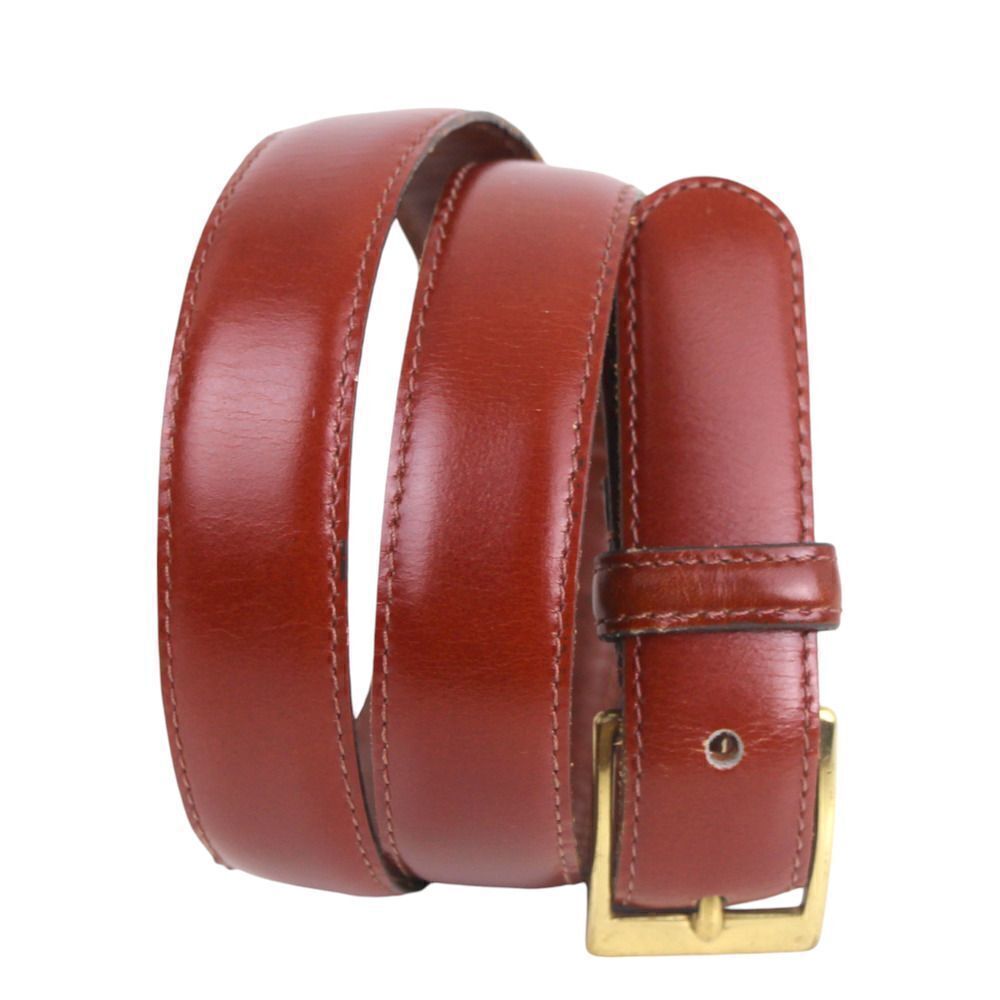 Dooney & Bourke BROWN GENUINE LEATHER 1"Wd CASUAL DRESS MEN'S BELT Sz 32/80 (t42